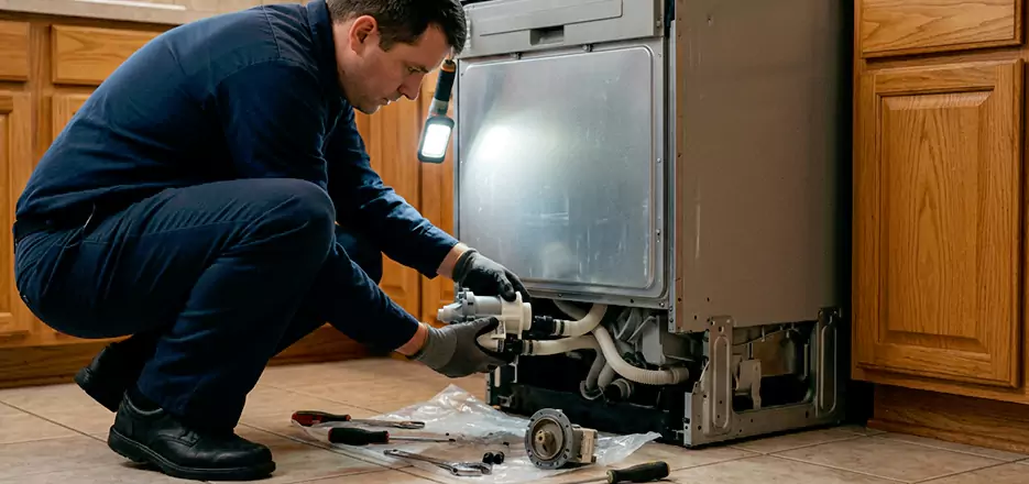 Dishwasher Drain Hose Repair in Framingham